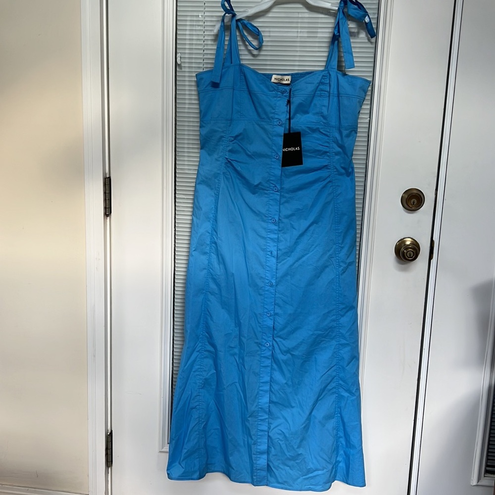 Nicholas 100% Cotton Tatiana Dress US 14 - Picture 3 of 9